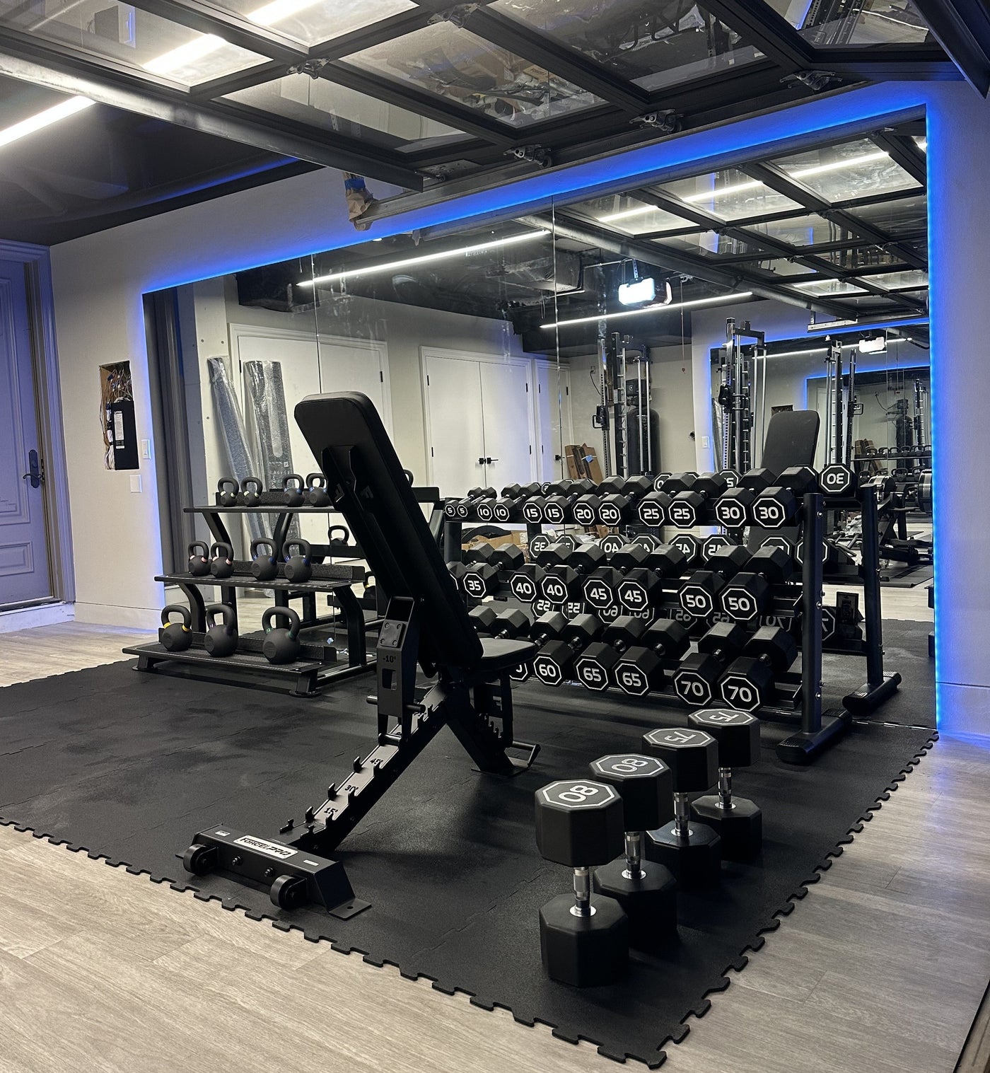 CUSTOM GYM MIRRORS