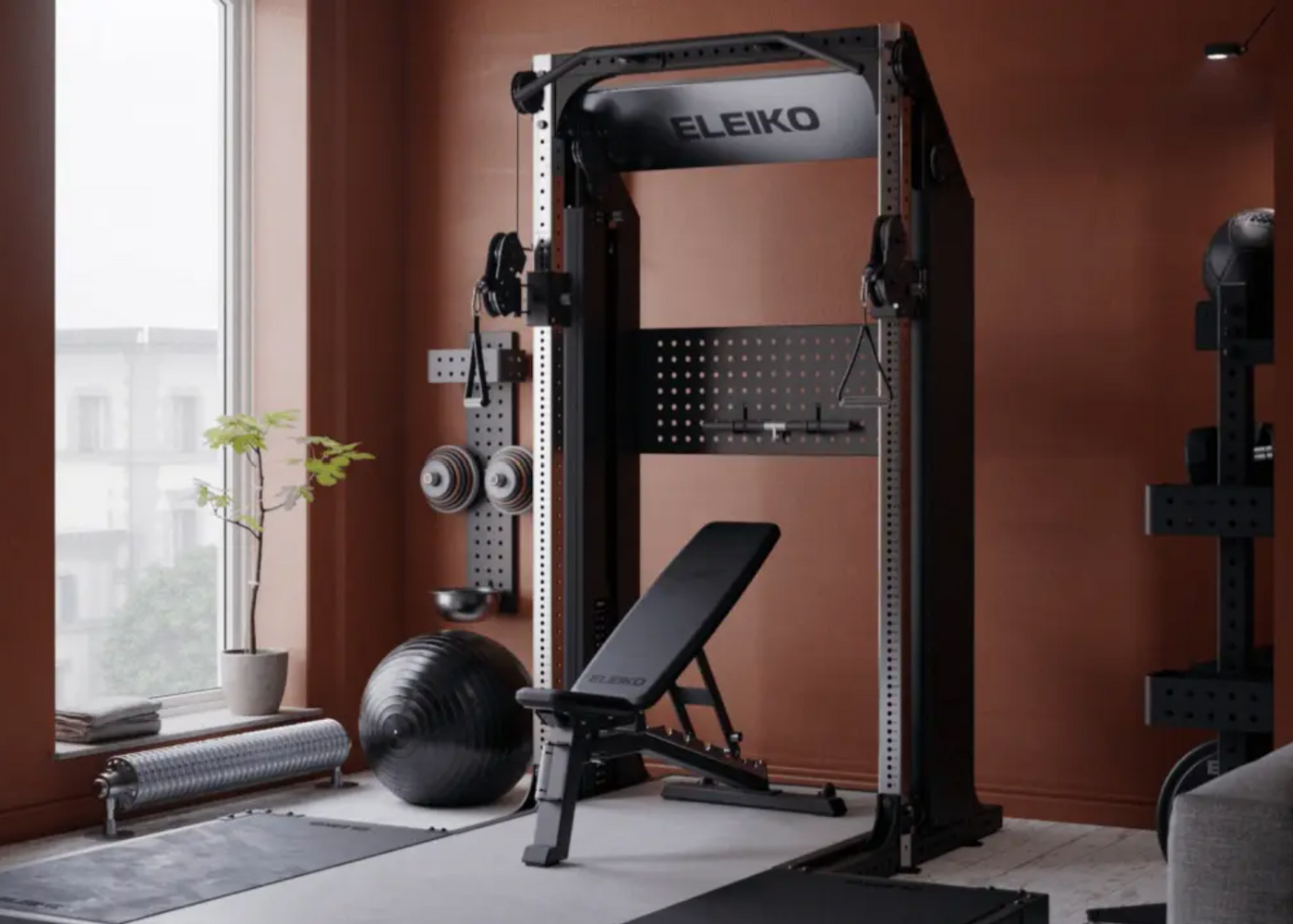 Eleiko Prestera Half Rack with Cable Attachments