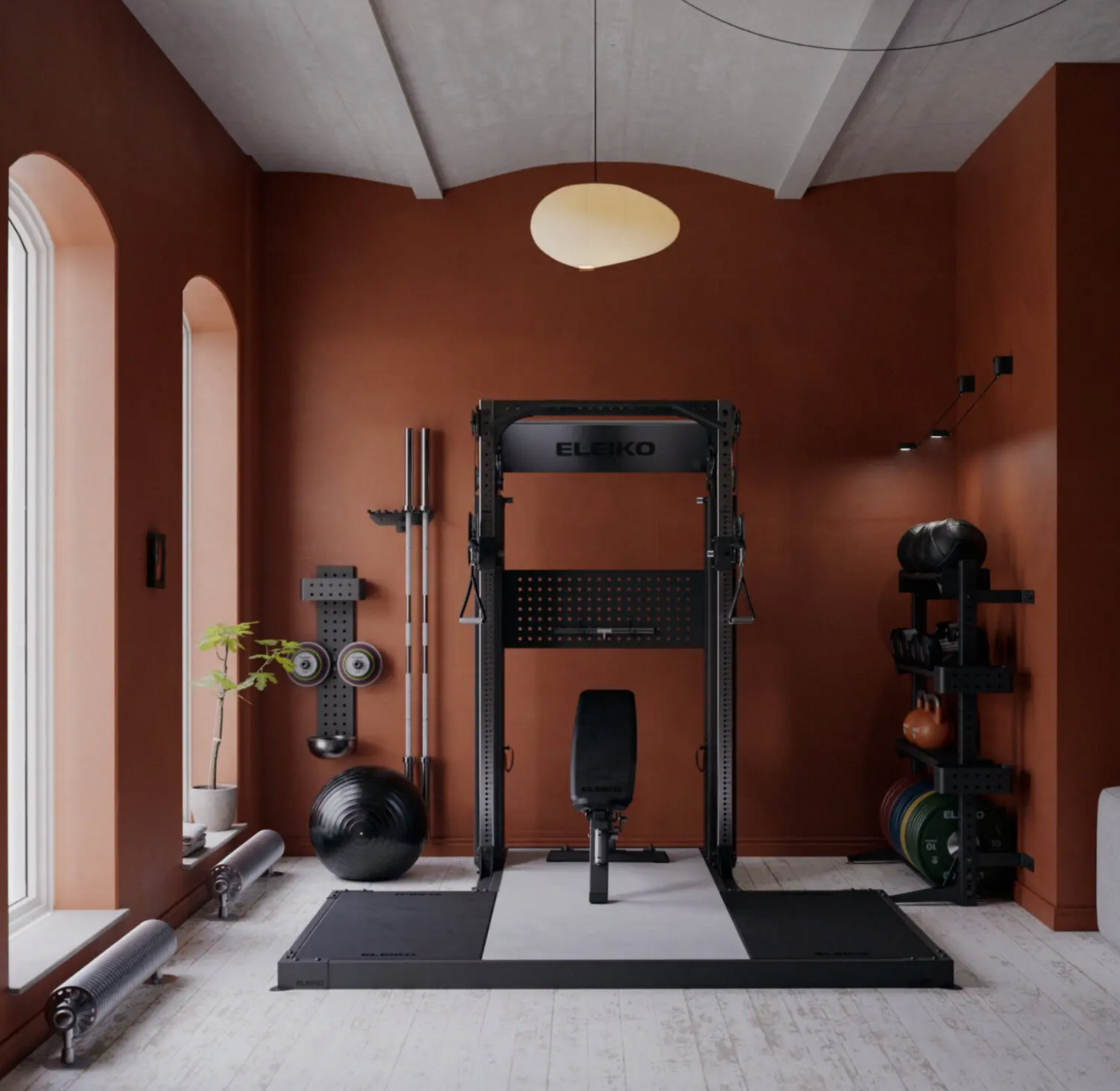 Eleiko Prestera Half Rack with Cable Attachments