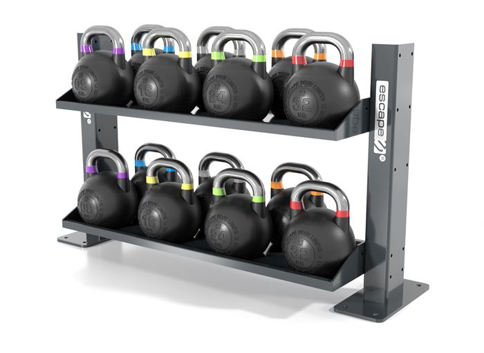 Escape Fitness Competition Pro Kettlebell Set with Octagon Rack